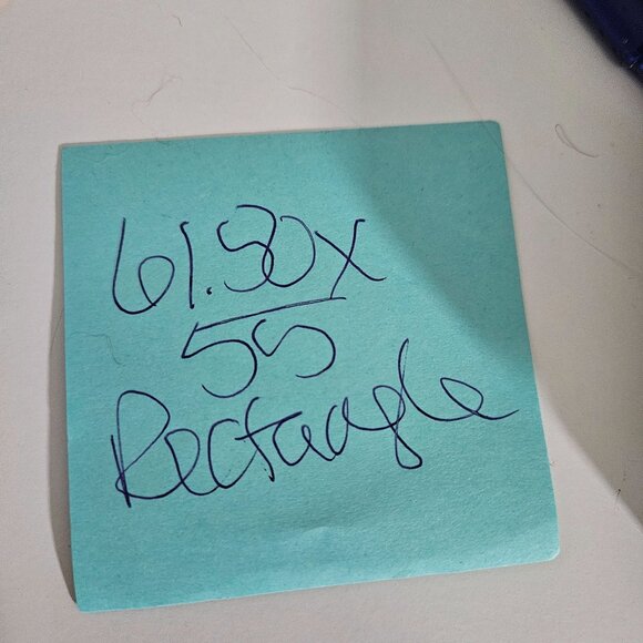 Winter Rustic Rectangle Tablecloth Linen Cloth Cover White Green Brown 61" x 55" - Picture 10 of 10